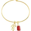 Bracciale Rigido Amore Rubino