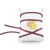 Bracciale Tessuto Dama Viola