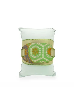 Bracciale Tessuto Kimono Verde Chiaro