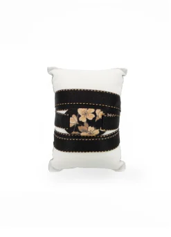 Bracciale Tessuto Kimono Piccolo Nero