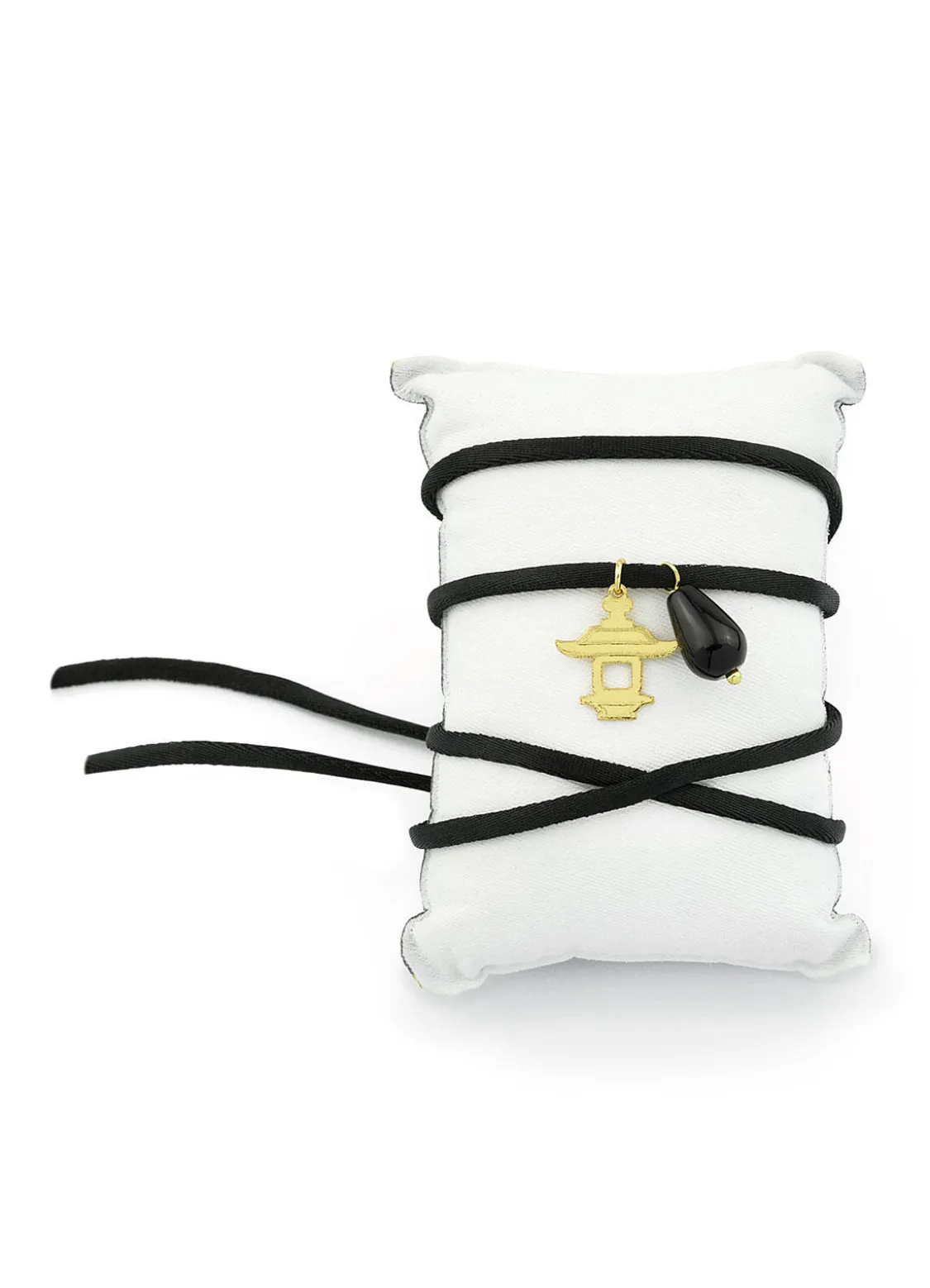 Bracciale Tessuto Pagoda Nero