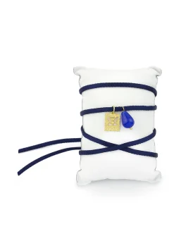 Bracciale Tessuto Torii Blu