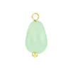 Charm Goccia Piccola Verde Giada