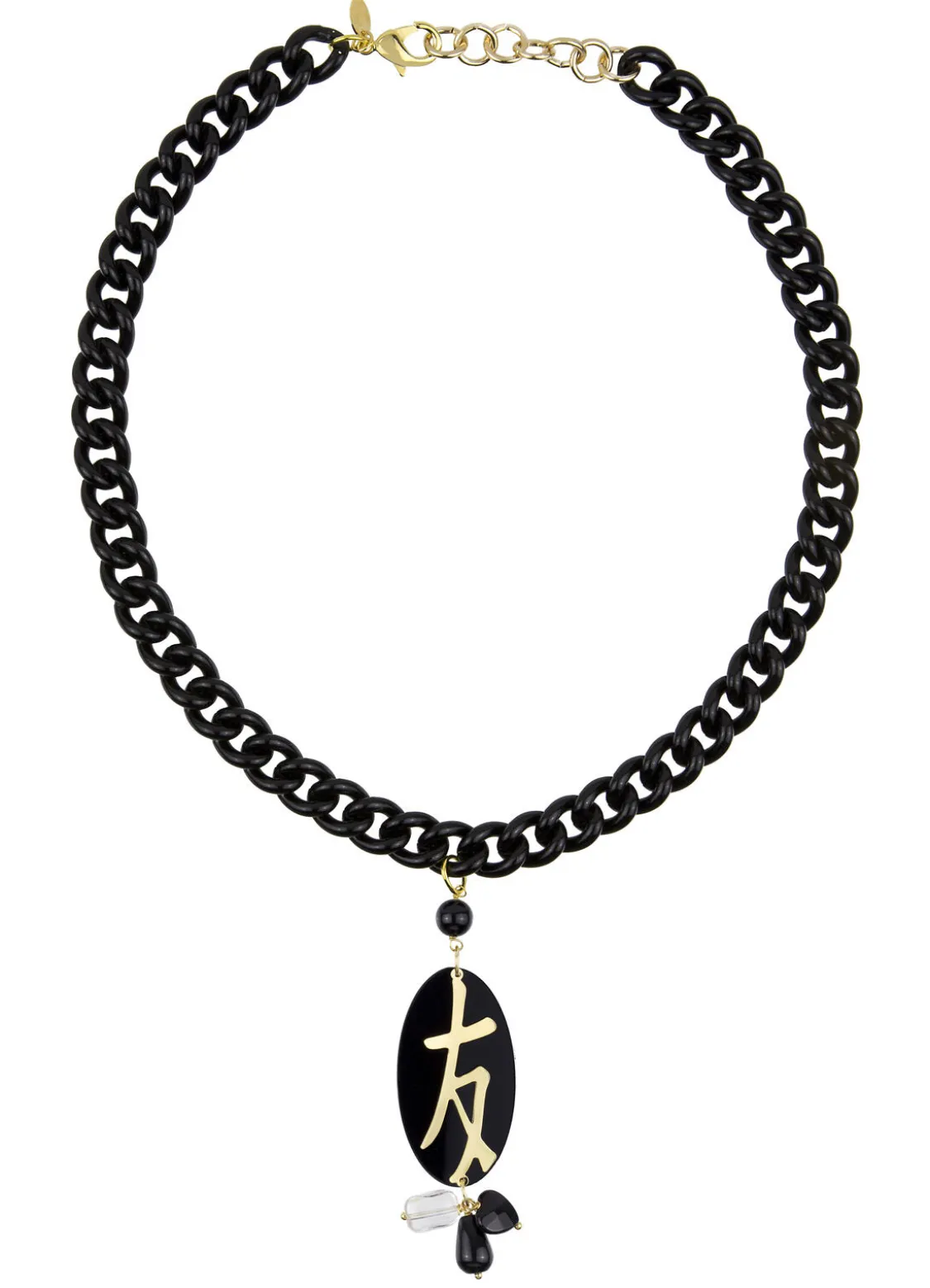 Collana Amicizia Plexi Nero