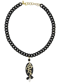 Collana Amore Plexi Nero
