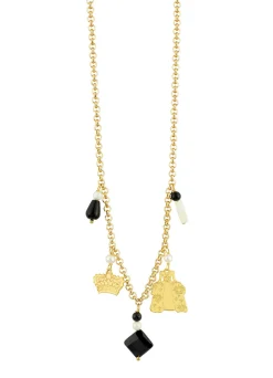 Collana Dama Elementi Nero