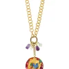 Collana Doppia Carpe Viola
