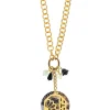 Collana Doppia Fiore Nero
