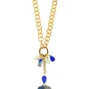 Collana Doppia Kimono Blu