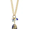 Collana Doppia Mamma Blu