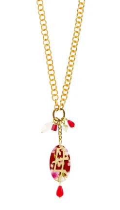 Collana Doppia Mamma Rubino