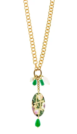Collana Doppia Mamma Verde