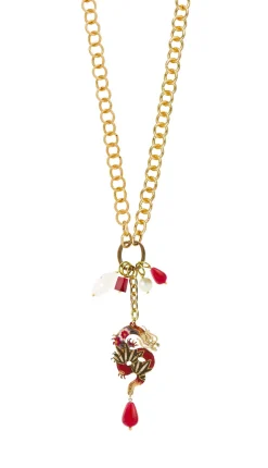 Collana Doppia Mito Rubino