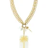 Collana Doppia Palma Plexiglass Trasparente