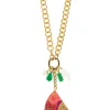 Collana Doppia Ventaglio Verde