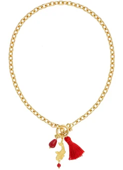 Collana Girocollo Koi Rubino