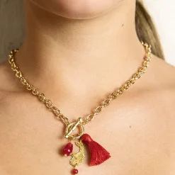 Collana Girocollo Koi Rubino