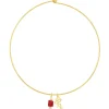 Collana Girocollo Rigida Amore Rubino