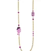 Collana Kimono Plexi Fucsia