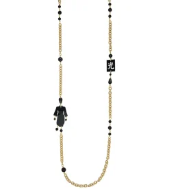 Collana Kimono Plexi Nero