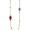 Collana Kimono Plexi Rubino