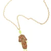Collana Kimono Verde Prato