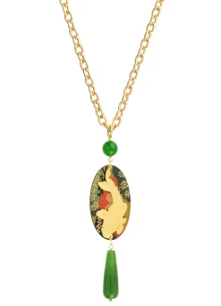 Collana Koi Verde Oliva