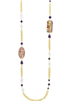 Collana Lebolina Amicizia Viola