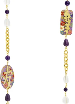 Collana Lebolina Amicizia Viola