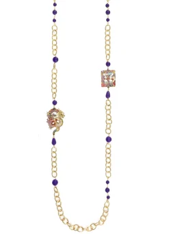 Collana Lebolina Drago Viola