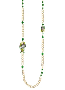 Collana Lebolina Kimono Verde