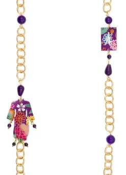 Collana Lebolina Kimono Viola