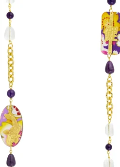 Collana Lebolina Koi Viola