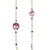 Collana Lebolina Teschio Viola