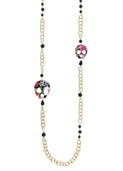 Collana Lebolina Teschio Nero