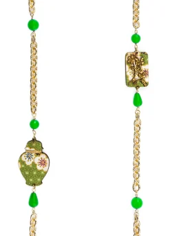 Collana Lebolina Vaso Verde