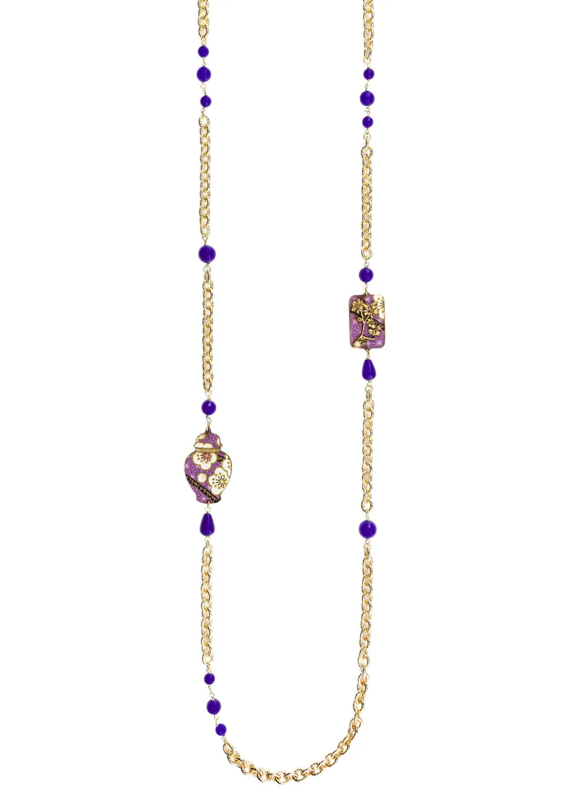 Collana Lebolina Vaso Viola