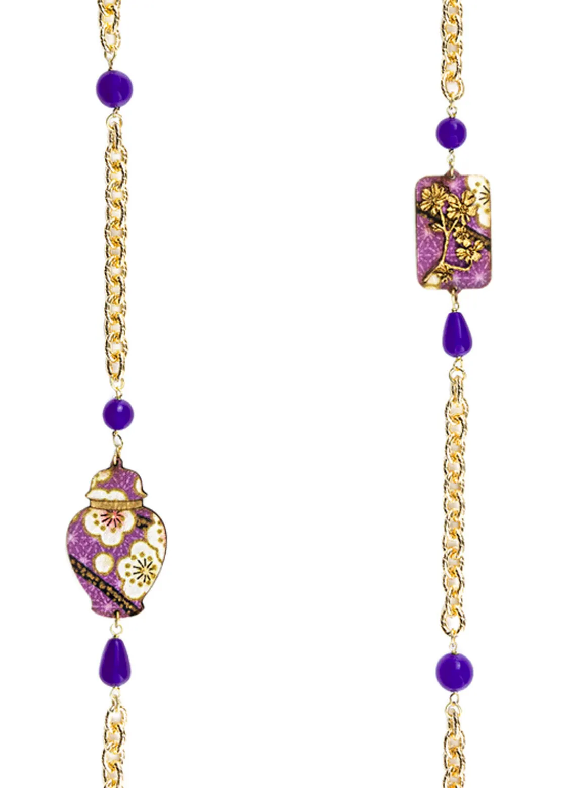 Collana Lebolina Vaso Viola