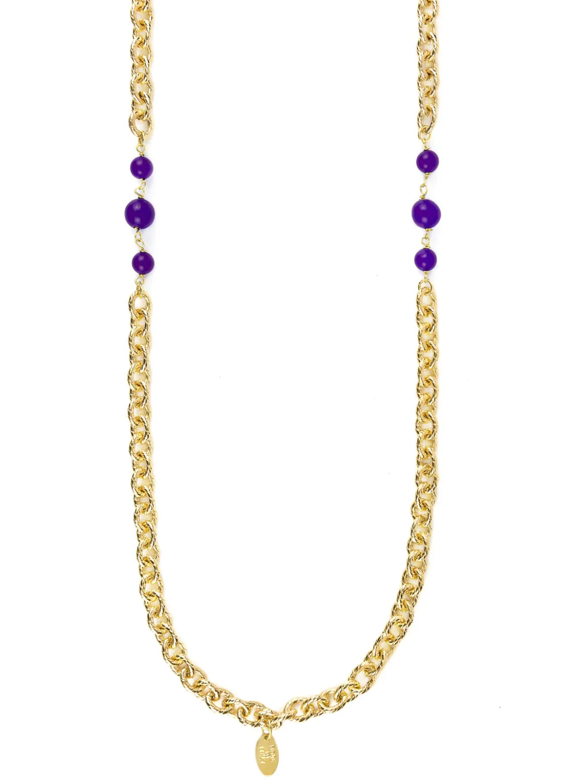 Collana Lebolina Ventaglio Viola
