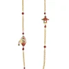 Collana Lebolina Ventaglio Rubino