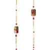 Collana Lebolina Viso E Fiore Rubino