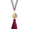 Collana Lu Nappa Bordeaux