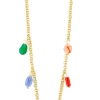 Collana Palma Elementi Colorati