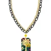 Collana Palma Fiore Giallo