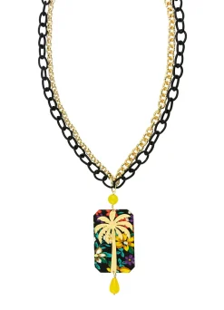 Collana Palma Fiore Giallo