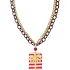 Collana Palma Riga Rubino
