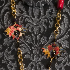 Collana Solo Io Fiore Di Loto Nero