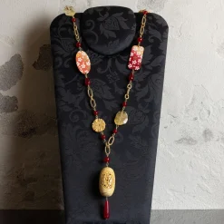Collana Solo Io Fiori Rubino