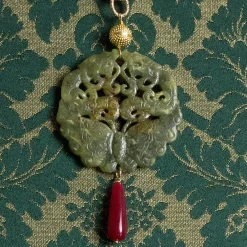 Collana Solo Io Fiori Verde