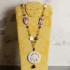 Collana Solo Io Fiori Viola